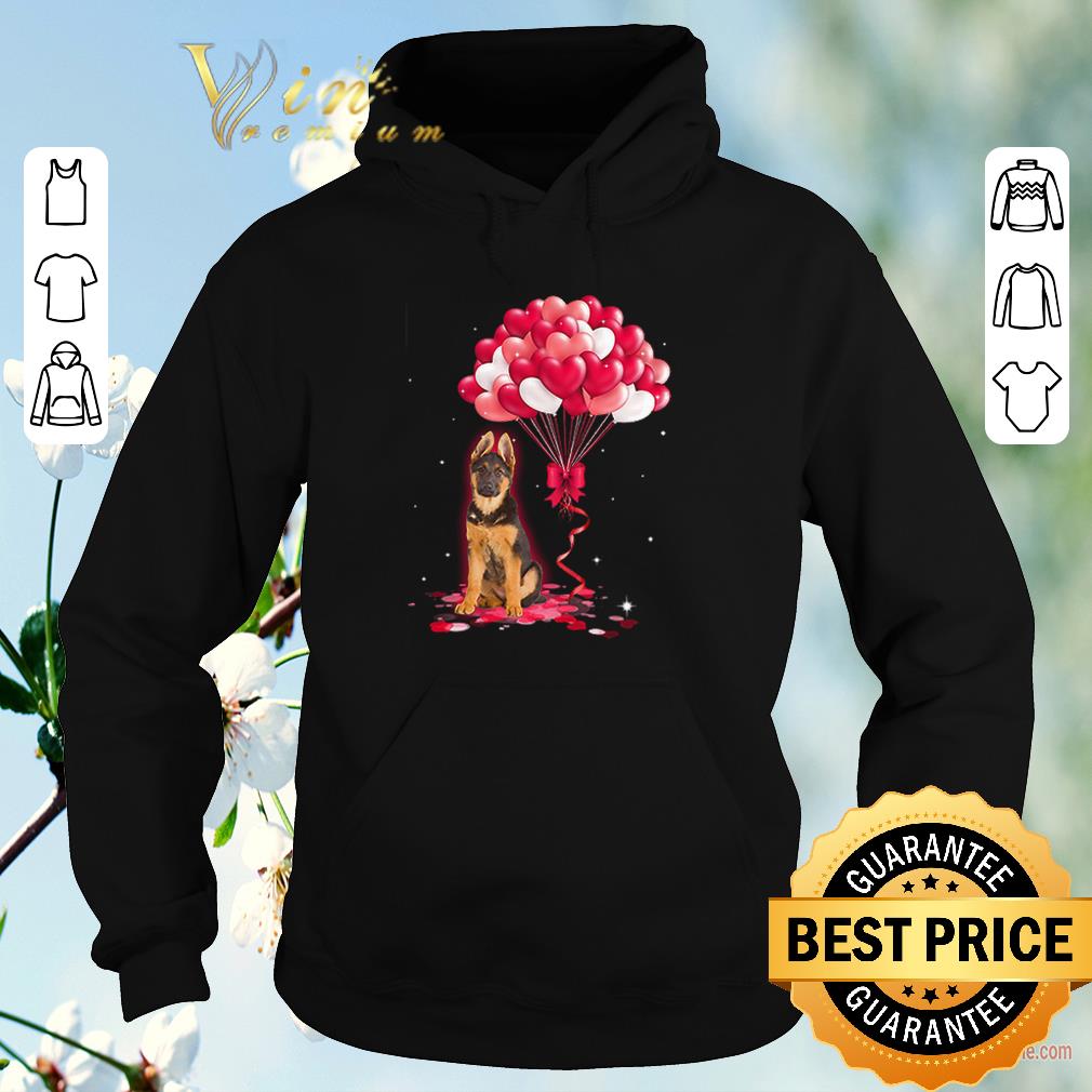 Nice German Shepherd dog Love Balloons heart shirt sweater Nice German Shepherd dog Love Balloons heart shirt sweater 4 - Nice German Shepherd dog Love Balloons heart shirt sweater