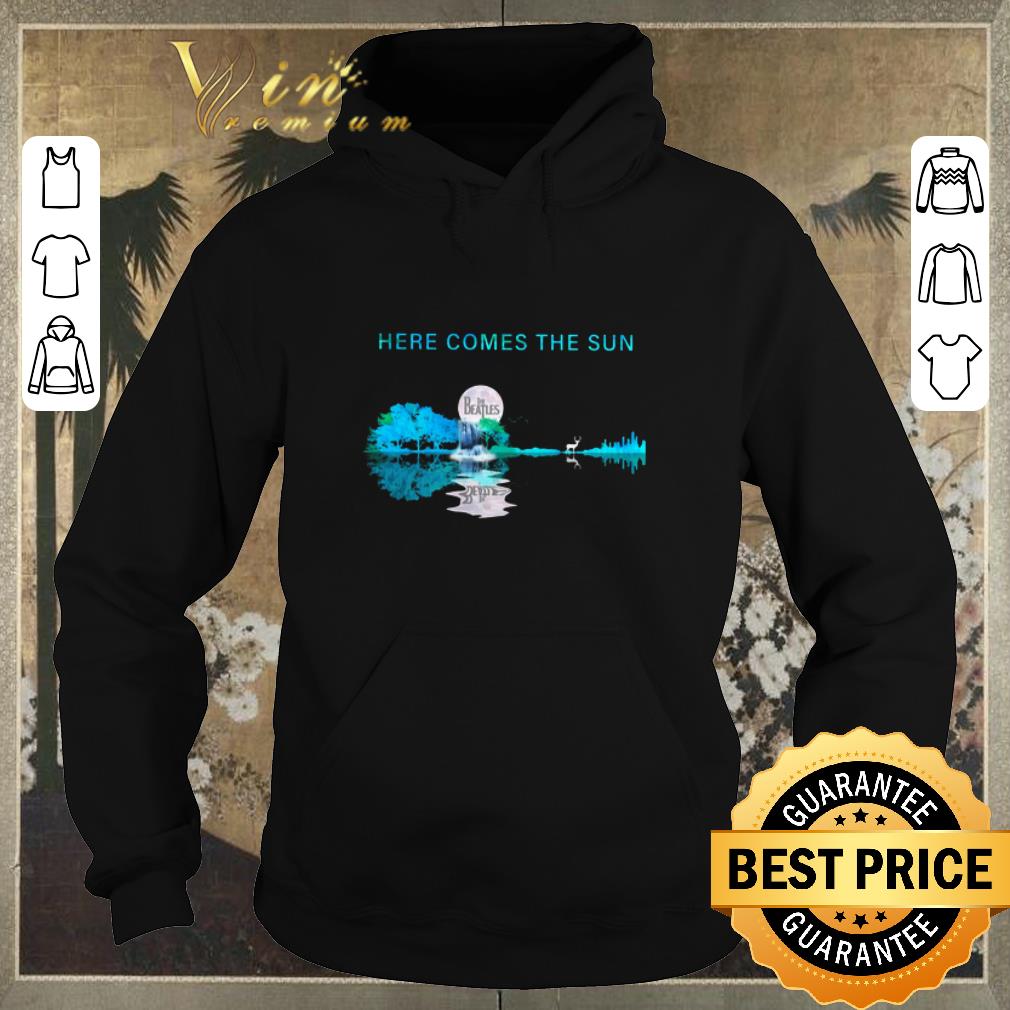 Original Moon The Beatles here comes the sun guitar lake shirt sweater 4 - Original Moon The Beatles here comes the sun guitar lake shirt sweater