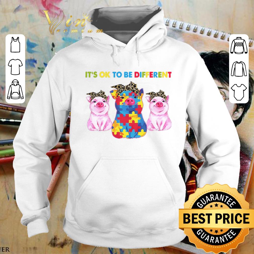 Pigs It s Ok To Be Different Autism shirt 4 - Pigs It’s Ok To Be Different Autism shirt