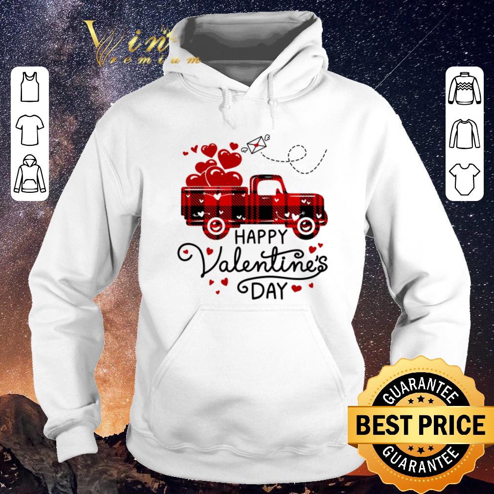 Premium Happy Valentine s Day Red Plaid Truck Heart shirt sweater 4 - Premium Happy Valentine's Day Red Plaid Truck Heart shirt sweater
