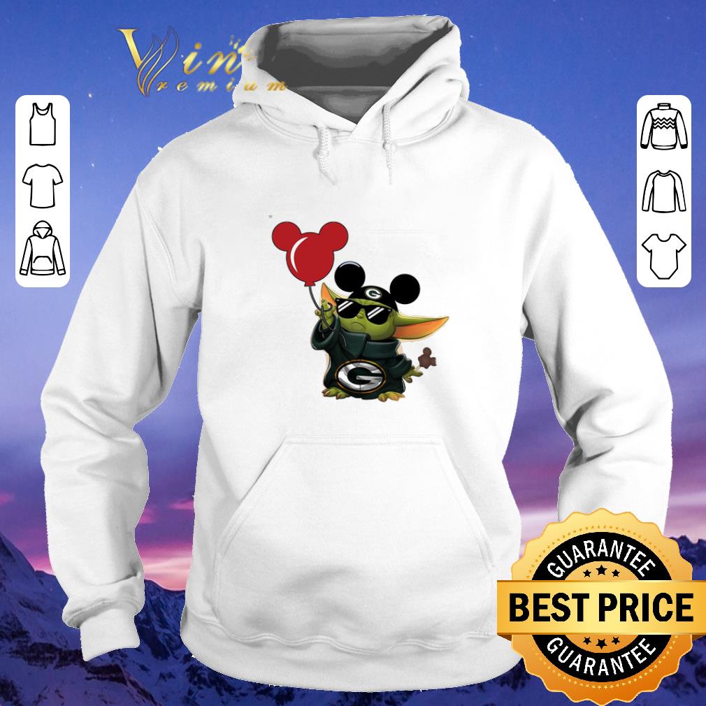 Premium Mickey Mashup Baby Yoda Holding Balloon Green Bay Packers shirt sweater 4 - Premium Mickey Mashup Baby Yoda Holding Balloon Green Bay Packers shirt sweater