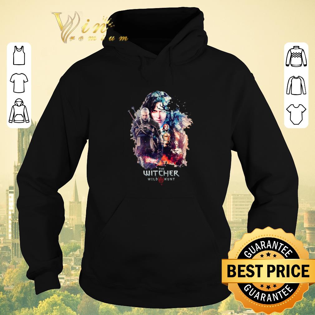 Premium The Witcher Wild Hunt characters poster shirt sweater 4 - Premium The Witcher Wild Hunt characters poster shirt sweater