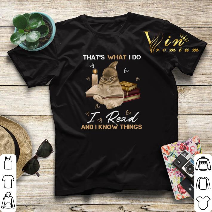 Rabbit that s what i do i read and i know things bunny shirt sweater 4 - Rabbit that's what i do i read and i know things bunny shirt sweater