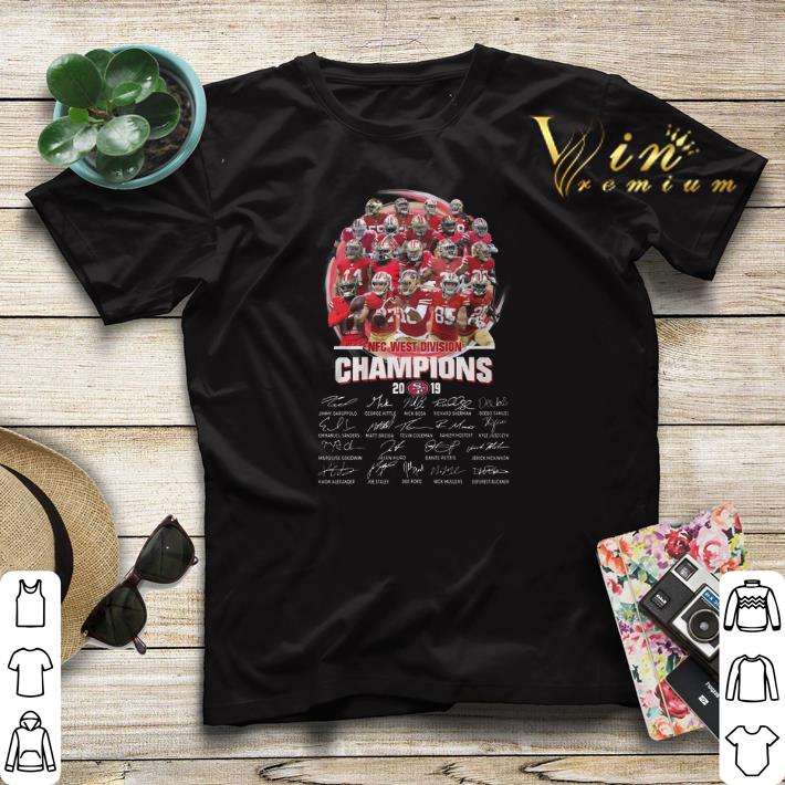 San Francisco 49ers NFC West Division Champions 2019 all signed shirt sweater 4 - San Francisco 49ers NFC West Division Champions 2019 all signed shirt sweater