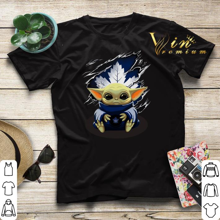 Star Wars Baby Yoda Blood Inside Toronto Maple Leafs shirt sweater 4 - Star Wars Baby Yoda Blood Inside Toronto Maple Leafs shirt sweater