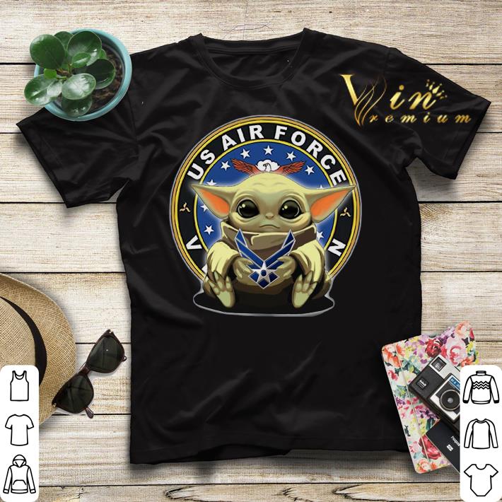 Star Wars Baby Yoda Hug US Air Force shirt sweater 4 - Star Wars Baby Yoda Hug US Air Force shirt sweater