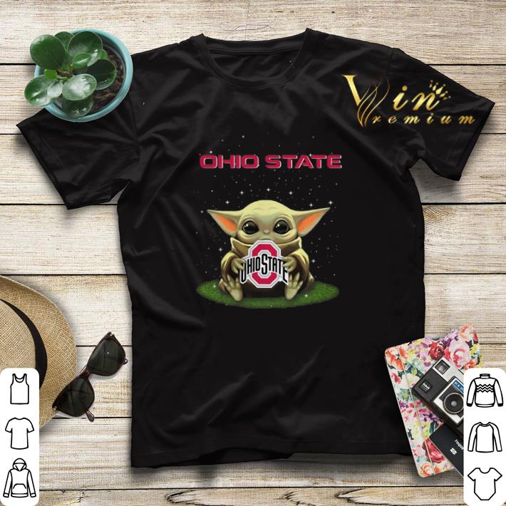 The Child Baby Yoda hug Ohio State Buckeyes Star Wars shirt sweater 4 - The Child Baby Yoda hug Ohio State Buckeyes Star Wars shirt sweater