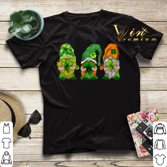 Three Gnomes Happy St Patrick s Day shirt sweater 4 - Three Gnomes Happy St Patrick's Day shirt sweater