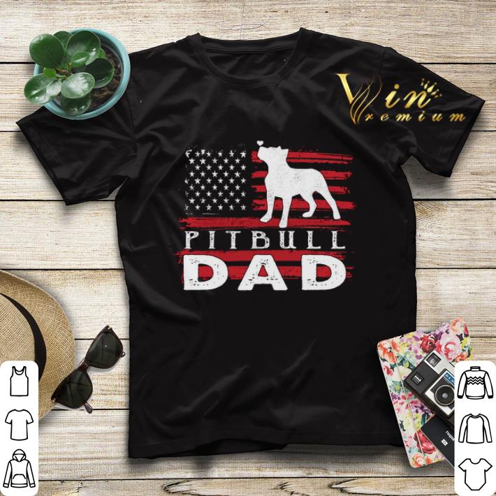 American flag Pitbull Dad shirt sweater 4 - American flag Pitbull Dad shirt sweater