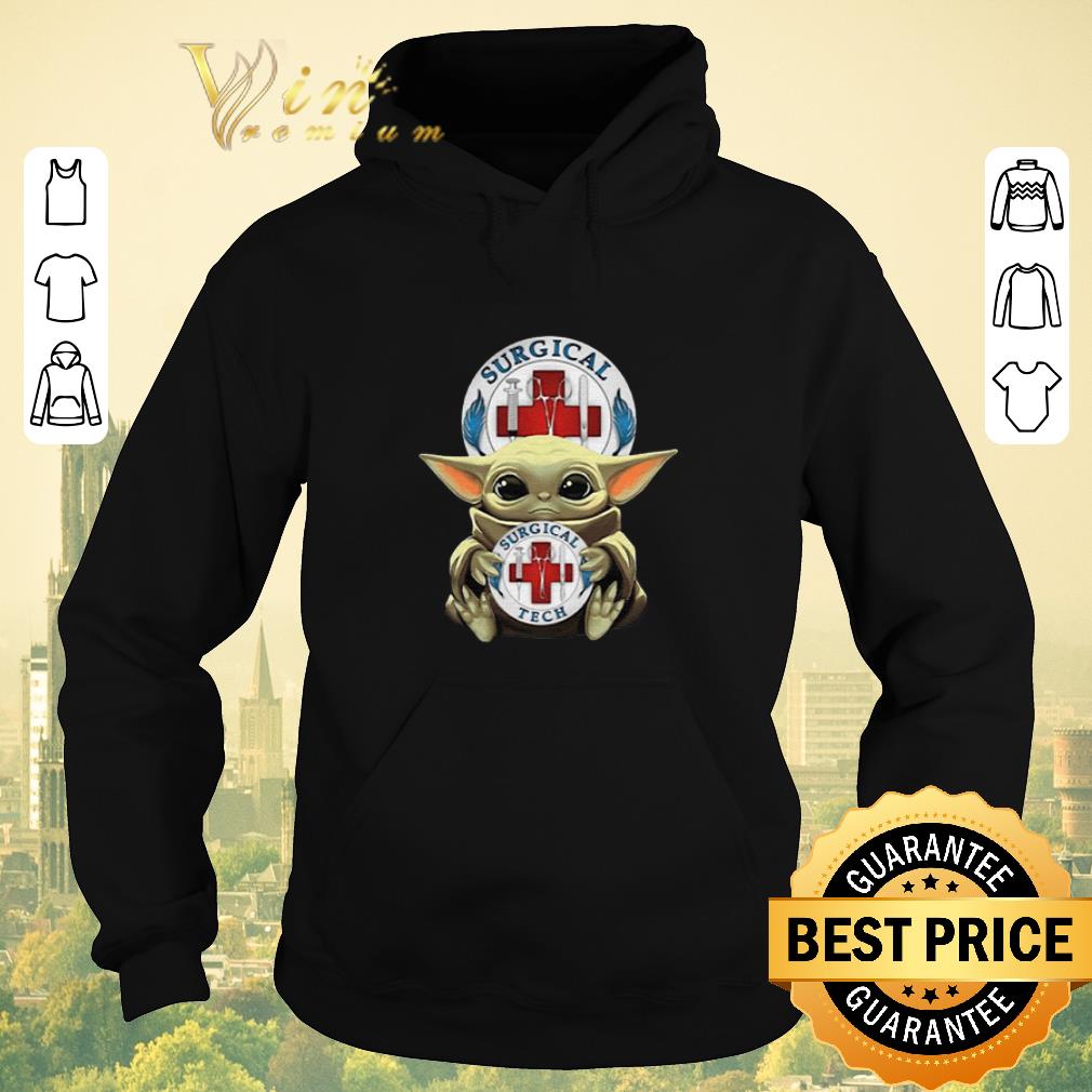 Awesome Baby Yoda Hug Surgical Tech Logo Star Wars shirt sweater 4 - Awesome Baby Yoda Hug Surgical Tech Logo Star Wars shirt sweater