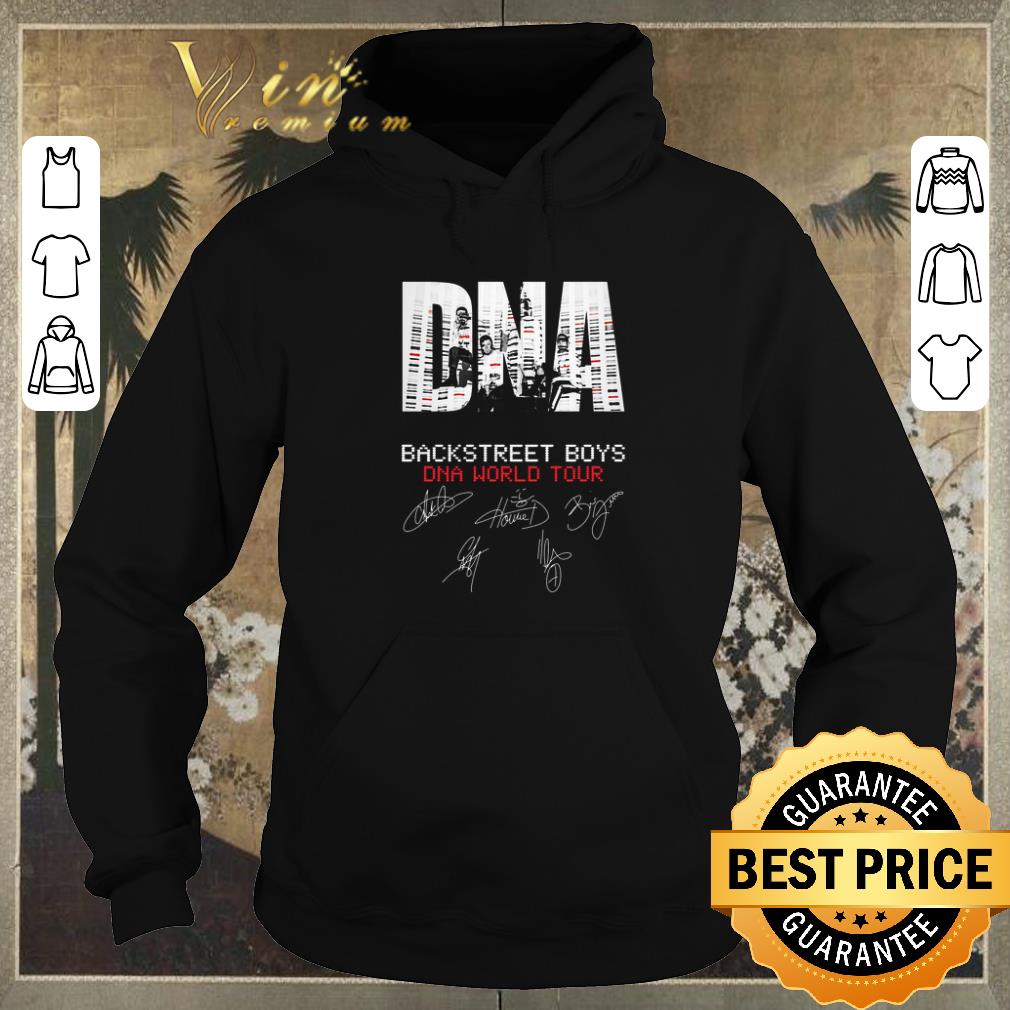 Awesome DNA Backstreet Boys DNA World Tour signatures autographed shirt sweater 4 - Awesome DNA Backstreet Boys DNA World Tour signatures autographed shirt sweater