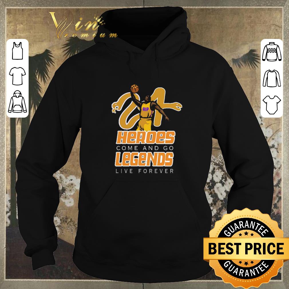 Awesome Rip Kobe Black Mamba Out heroes come and go legends live forever shirt sweater 4 - Awesome Rip Kobe Black Mamba Out heroes come and go legends live forever shirt sweater