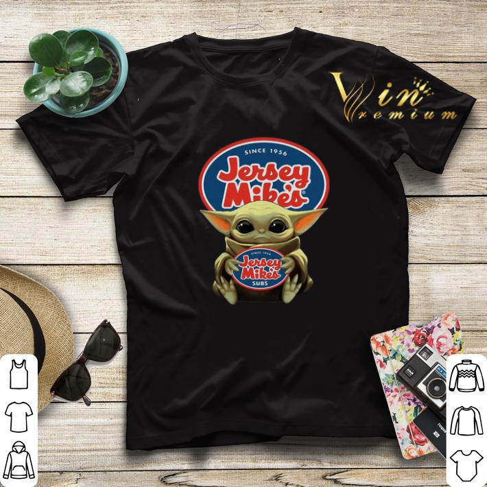 Baby Yoda Hug Since 1956 Jersey Mike s Subs Star Wars shirt sweater 4 - Baby Yoda Hug Since 1956 Jersey Mike's Subs Star Wars shirt sweater