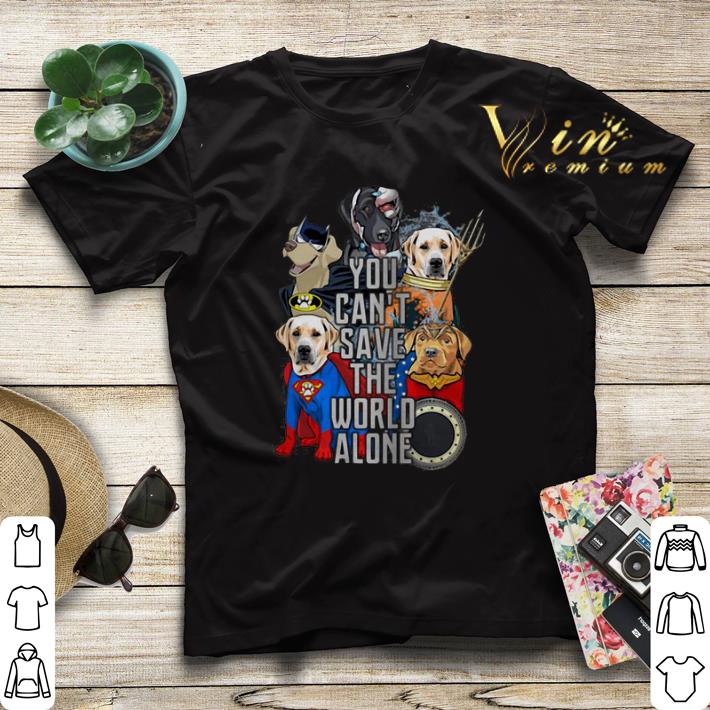 Beagle mashup DC characters you can t save the world alone shirt sweater 4 - Beagle mashup DC characters you can’t save the world alone shirt sweater