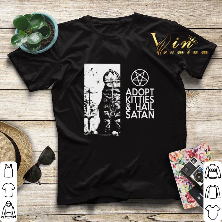 Cat adopt kitties and hail satan Jesus shirt sweater Cat adopt kitties and hail satan Jesus shirt sweater 4 - Cat adopt kitties and hail satan Jesus shirt sweater