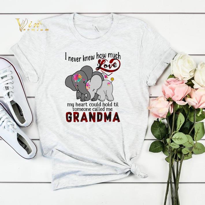 Elephants I never knew how much love someone called me grandma shirt sweater 4 - Elephants I never knew how much love someone called me grandma shirt sweater