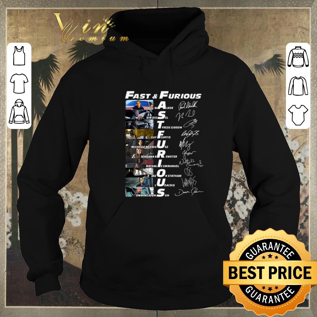 Funny Fast Furious Paul Walker Vin Diesel Dwayne Johnson signatures shirt sweater 4 - Funny Fast & Furious Paul Walker Vin Diesel Dwayne Johnson signatures shirt sweater