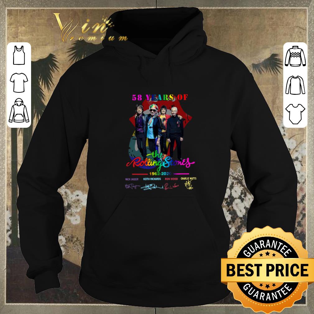 Hot 58 Years Of The Rolling Stones Logo 1962 2020 Signatures shirt sweater 4 - Hot 58 Years Of The Rolling Stones Logo 1962-2020 Signatures shirt sweater