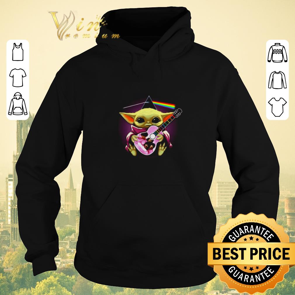 Hot Baby Yoda hug Pink Floyd guitar Star Wars shirt sweater 4 - Hot Baby Yoda hug Pink Floyd guitar Star Wars shirt sweater