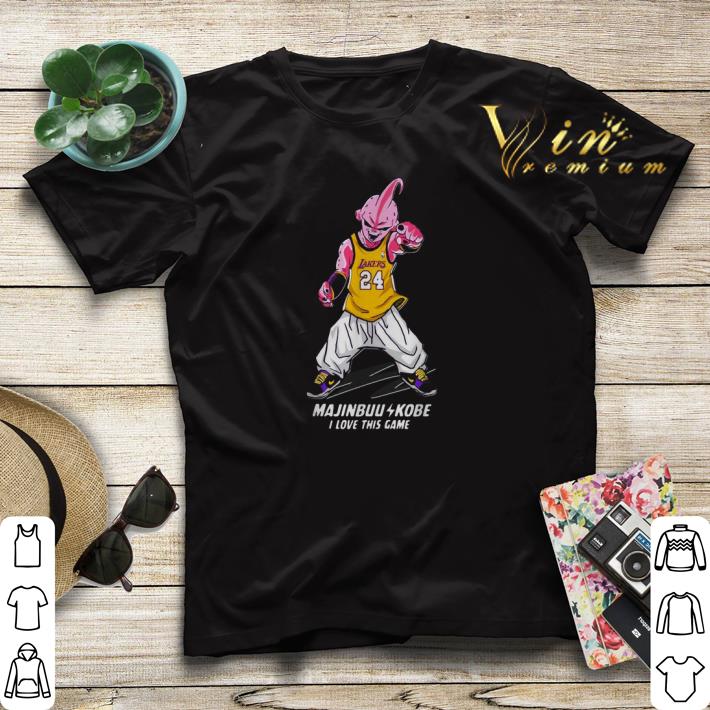 Kid Buu RIP Majin Buu Mashup Kobe I love this game Kobe Bryant shirt sweater 4 - Kid Buu RIP Majin Buu Mashup Kobe I love this game Kobe Bryant shirt sweater