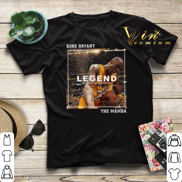 Kobe Bryant Legend thank you for the memories signed The Mamba shirt sweater 4 - Kobe Bryant Legend thank you for the memories signed The Mamba shirt sweater