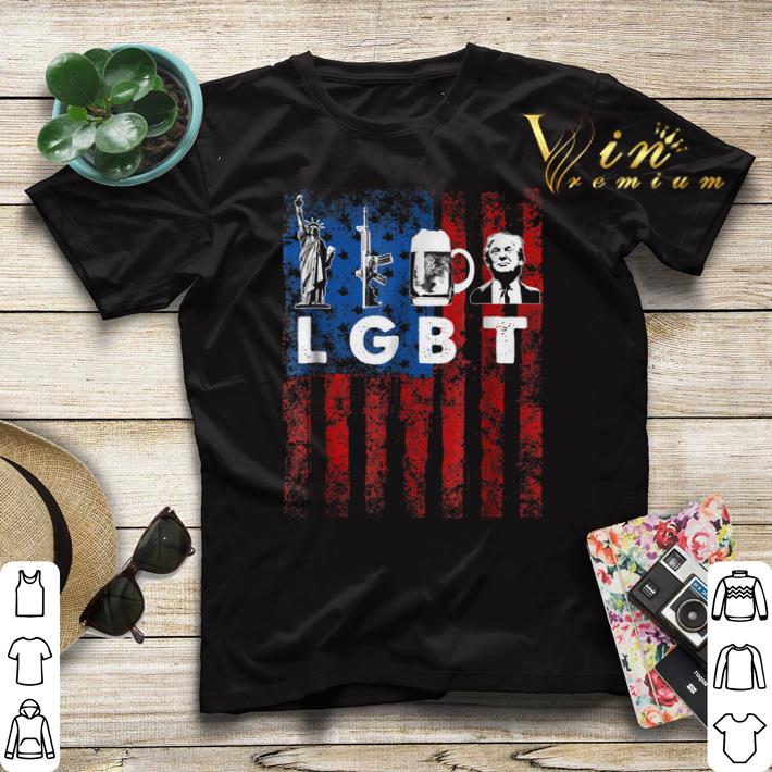 Lgbt Parody Liberty Guns Beer Trump USA flag American shirt sweater 4 - Lgbt Parody Liberty Guns Beer Trump USA flag American shirt sweater