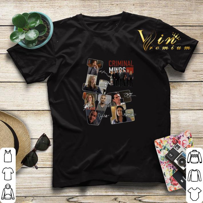 Love Criminal Minds TV Series signatures shirt sweater Love Criminal Minds TV Series signatures shirt sweater 4 - Love Criminal Minds TV Series signatures shirt sweater