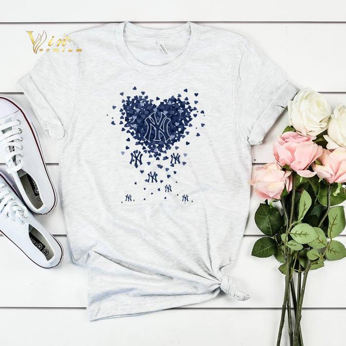 Love New York Yankees Tiny Hearts Shape shirt sweater 4 - Love New York Yankees Tiny Hearts Shape shirt sweater