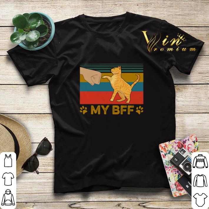 My BFF Paw Cat Vintage shirt sweater 4 - My BFF Paw Cat Vintage shirt sweater