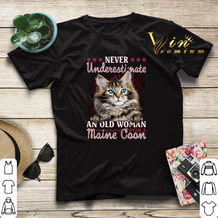 Never underestimate an old woman with a Maine Coon cat shirt sweater 4 - Never underestimate an old woman with a Maine Coon cat shirt sweater