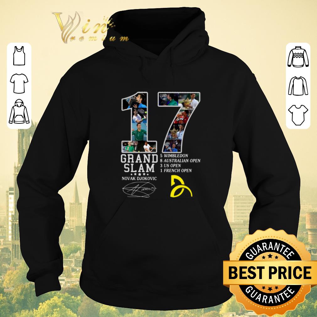 Nice 17 Grand Slam Novak Djokovic logo Signature shirt sweater Nice 17 Grand Slam Novak Djokovic logo Signature shirt sweater 4 - Nice 17 Grand Slam Novak Djokovic logo Signature shirt sweater
