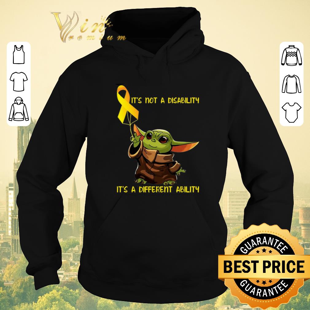 Nice Baby Yoda Breast cancer it s not a disability different abilty shirt sweater 4 - Nice Baby Yoda Breast cancer it's not a disability different abilty shirt sweater