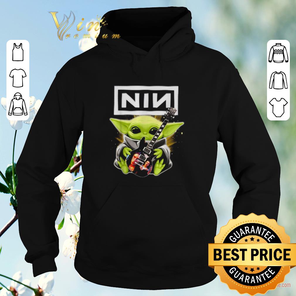 Nice Baby Yoda hug Nine Inch Nails guitar Star Wars shirt sweater 4 - Nice Baby Yoda hug Nine Inch Nails guitar Star Wars shirt sweater