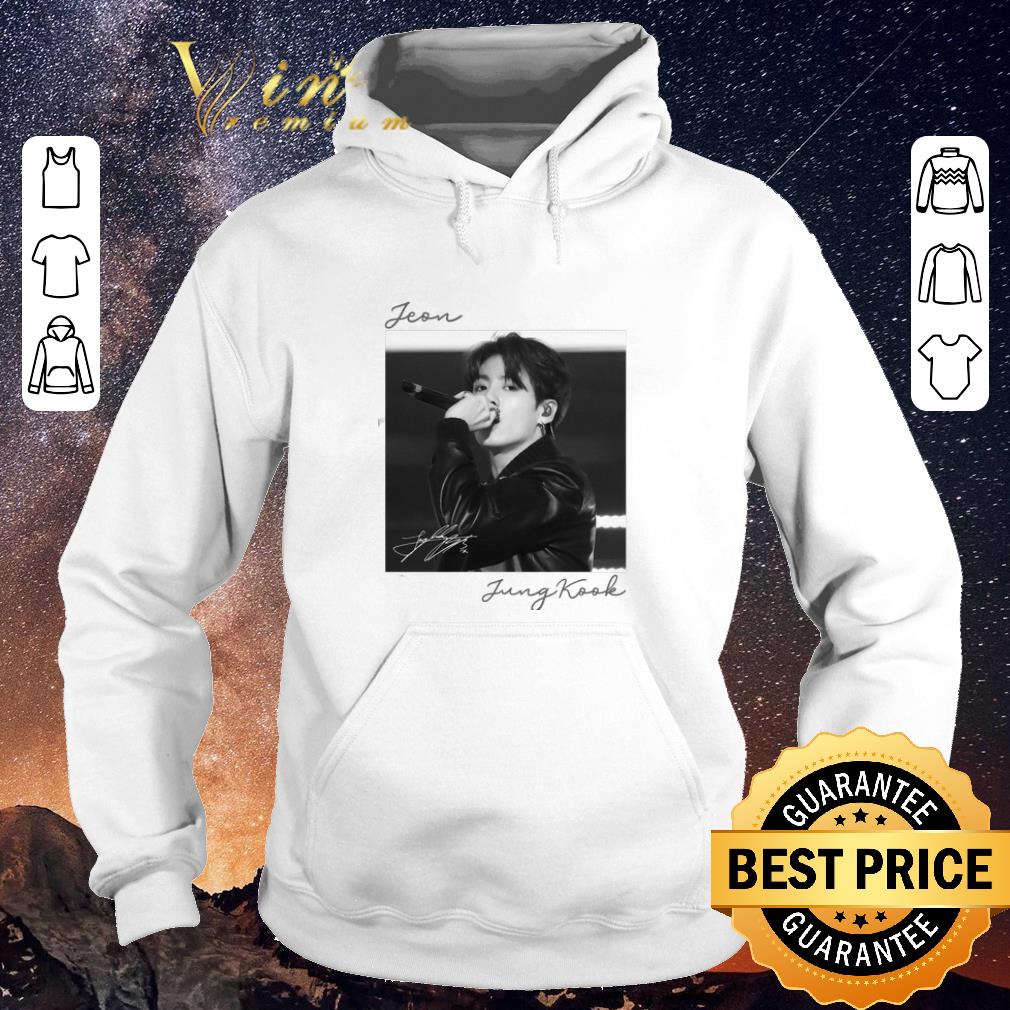 Official Jeon Jung kook signature BTS Bangtan Boys shirt sweater 4 - Official Jeon Jung-kook signature BTS Bangtan Boys shirt sweater