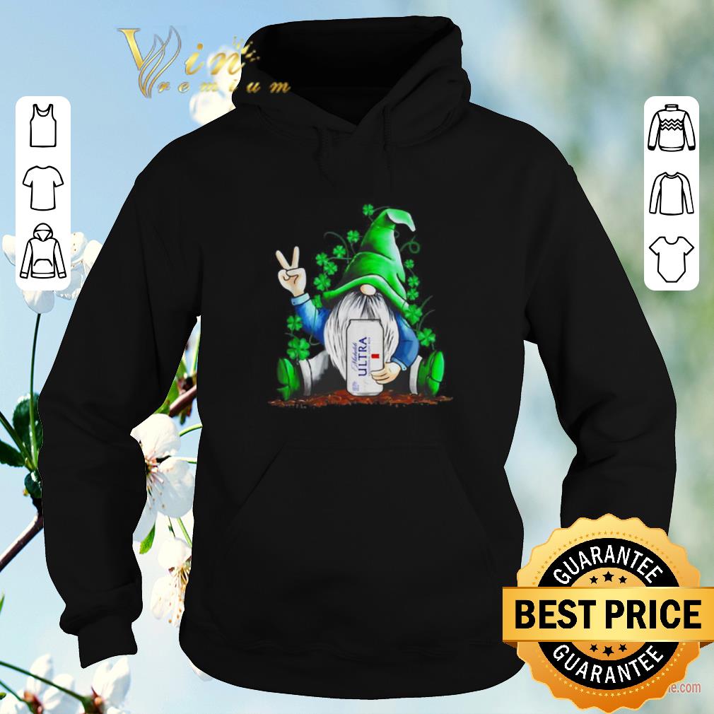 Official St Patrick s day Gnome hug Michelob Ultra shirt sweater 4 - Official St Patrick’s day Gnome hug Michelob Ultra shirt sweater