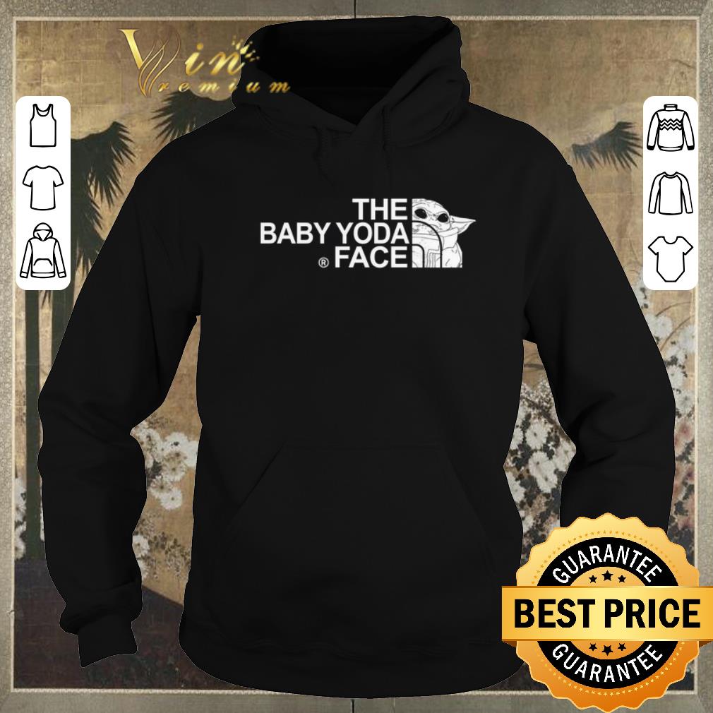 Official The baby Yoda face mashup The North Face shirt sweater 4 - Official The baby Yoda face mashup The North Face shirt sweater