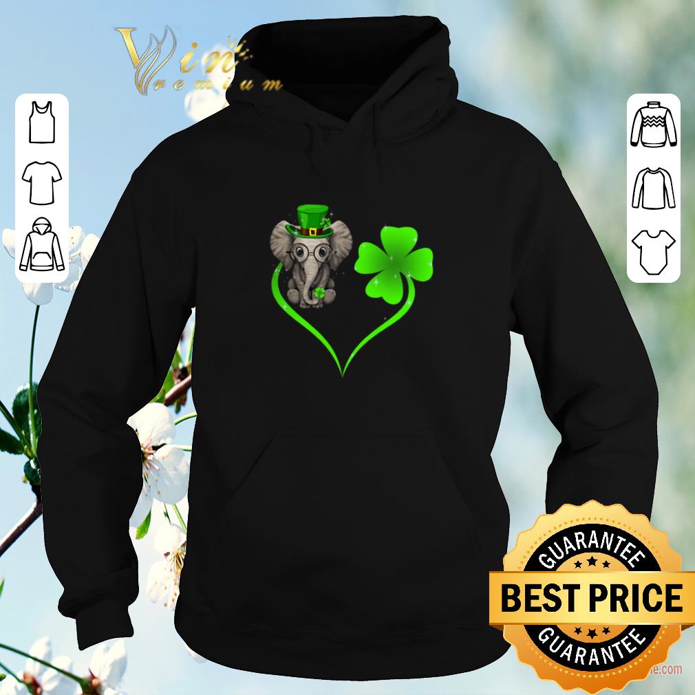Premium Love elephant heart St Patrick s day shirt sweater 4 - Premium Love elephant heart St. Patrick's day shirt sweater