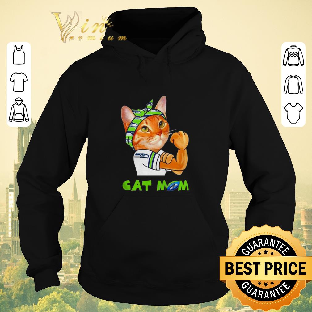 Premium Strong Cat Mom Seattle Seahawks shirt sweater 4 - Premium Strong Cat Mom Seattle Seahawks shirt sweater