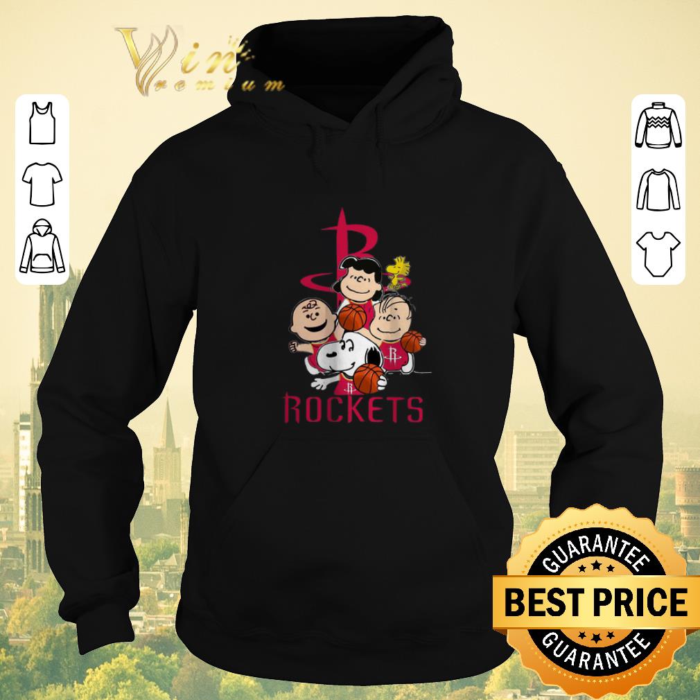 Pretty Peanuts characters mashup Houston Rockets shirt sweater 4 - Pretty Peanuts characters mashup Houston Rockets shirt sweater
