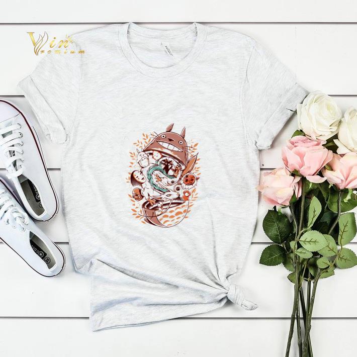 Sen to Chihiro no Kamikakushi characters inside Totoro Studio Ghibli shirt sweater Sen to Chihiro no Kamikakushi characters inside Totoro Studio Ghibli shirt sweater 4 - Sen to Chihiro no Kamikakushi characters inside Totoro Studio Ghibli shirt sweater