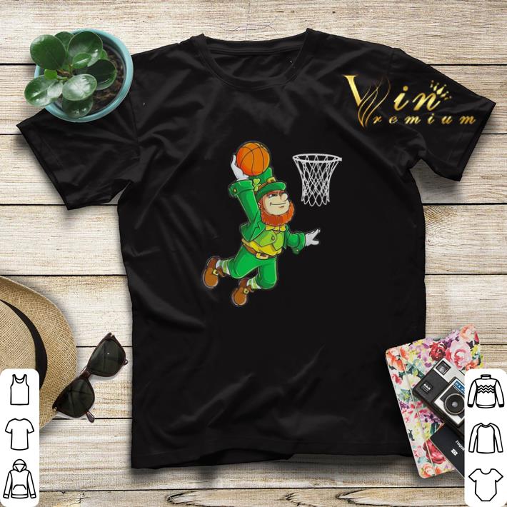 St Patrick s day Leprechaun dunk basketball shirt sweater 4 - St Patrick’s day Leprechaun dunk basketball shirt sweater