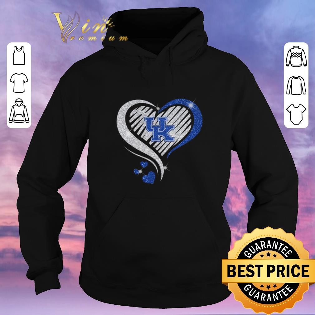 Top Love Kentucky Wildcats diamond heart shirt sweater 4 - Top Love Kentucky Wildcats diamond heart shirt sweater