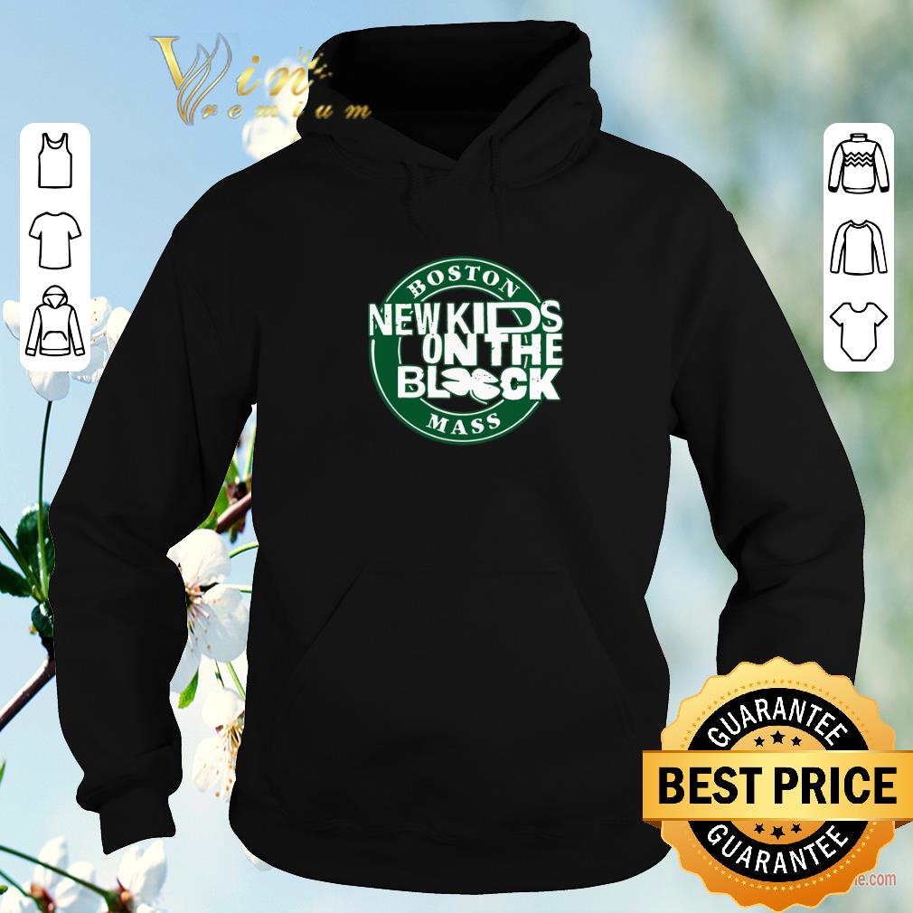 Top New Kids On The Block Boston Mashup Starbucks Logo shirt sweater 4 - Top New Kids On The Block Boston Mashup Starbucks Logo shirt sweater
