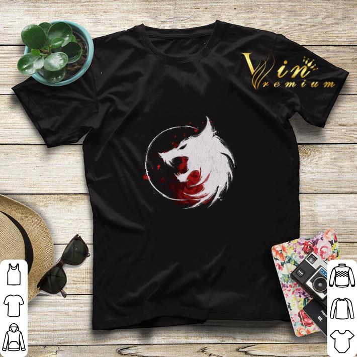 White Wolf The Witcher Logo shirt sweater 4 - White Wolf The Witcher Logo shirt sweater