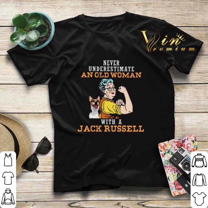 An Old Woman with a Jack Russell shirt 4 - An Old Woman with a Jack Russell shirt