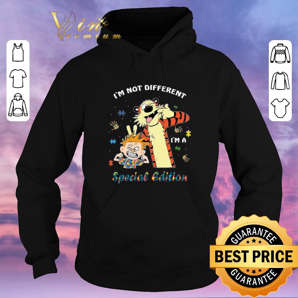 Awesome Autism Awareness i m not different special edition Calvin Hobbes shirt sweater 4 - Awesome Autism Awareness i'm not different special edition Calvin Hobbes shirt sweater