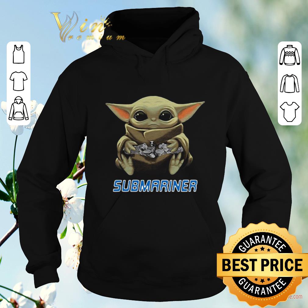 Awesome Baby Yoda Hug Submariner Star Wars shirt sweater 4 - Awesome Baby Yoda Hug Submariner Star Wars shirt sweater