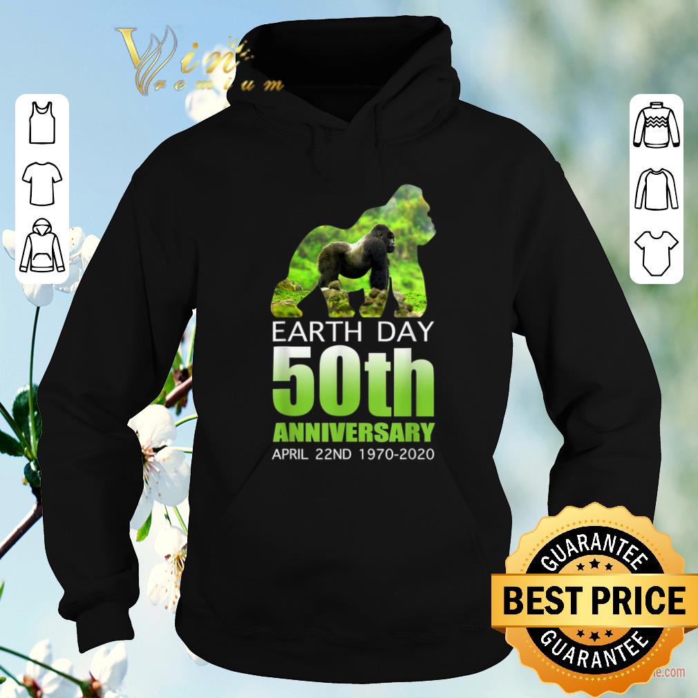 Awesome Gorilla Silhouette earth day 50th anniversary april 22nd shirt sweater 4 - Awesome Gorilla Silhouette earth day 50th anniversary april 22nd shirt sweater