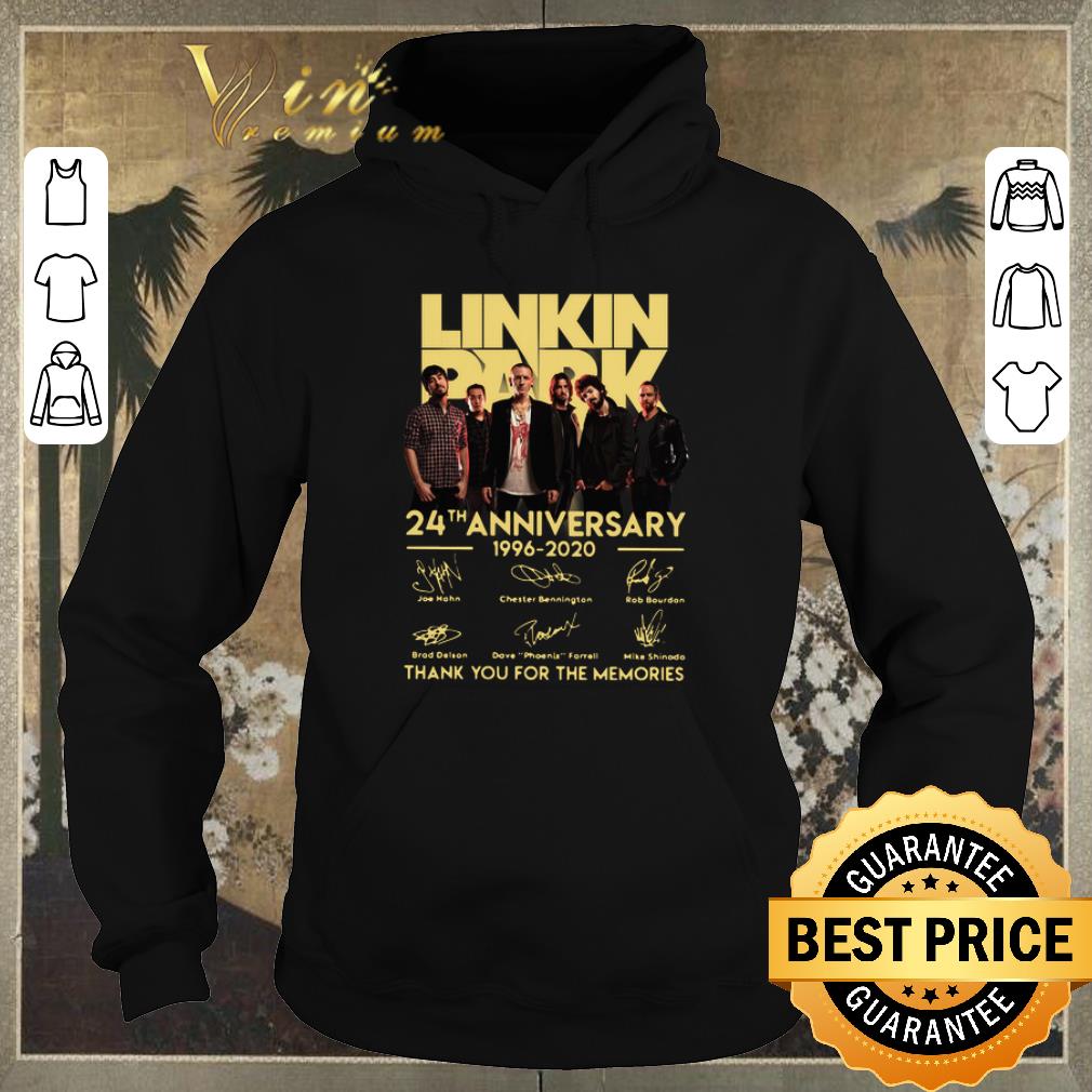 Awesome Linkin Park 24th anniversary 1996 2020 thank you for the memories shirt sweater 4 - Awesome Linkin Park 24th anniversary 1996-2020 thank you for the memories shirt sweater