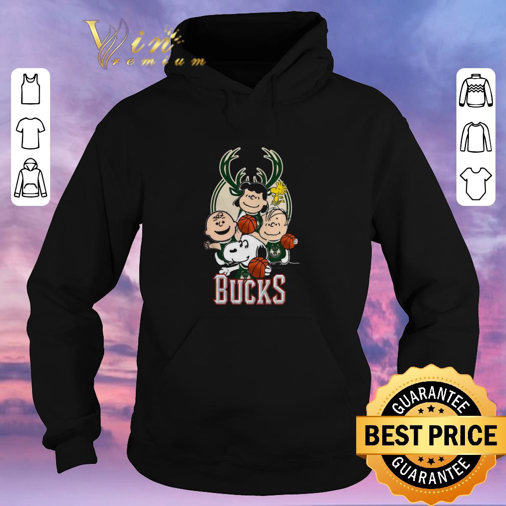 Awesome Peanut characters mashup Milwaukee Bucks shirt sweater 4 - Awesome Peanut characters mashup Milwaukee Bucks shirt sweater